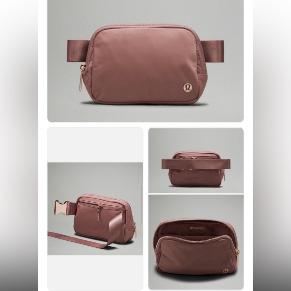 NWT Lululemon Everywhere Belt Bag Spiced Chai and Rose Gold - Picture 4 of 5